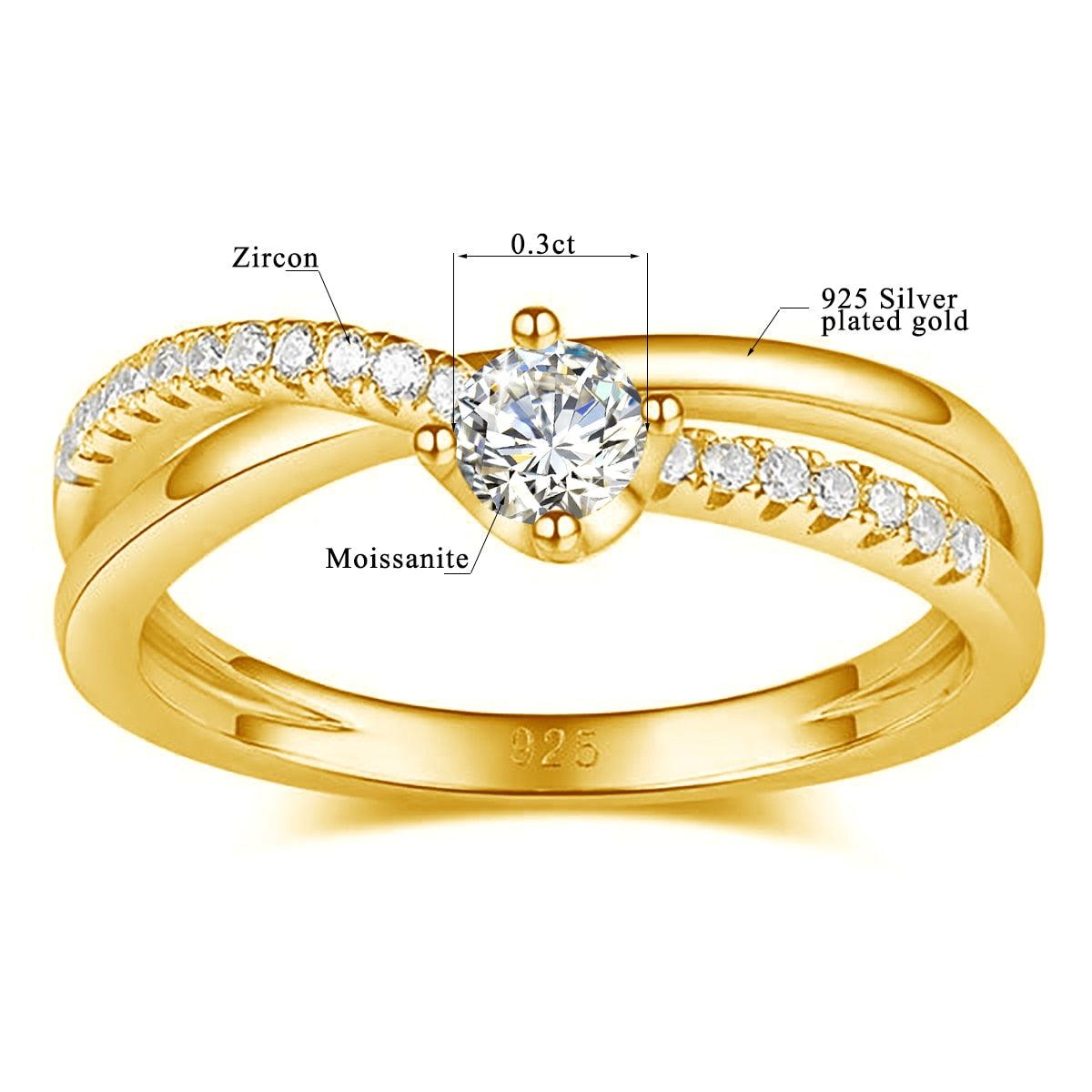 Popular New Design High Quality Moissanite Diamonds Rings - Beautiful Luxury Brand Jewellery - The Jewellery Supermarket
