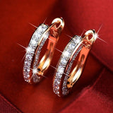 Outsanding Luxury 100% Real ♥︎ High Quality Moissanite Diamonds ♥︎ Ear Hoop Earrings - Fine Jewellery - The Jewellery Supermarket