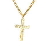 Terrific Shiny AAA Zircon Crystals Multicolor Cross Pendants Necklaces - Aesthetic Christian Jewellery - The Jewellery Supermarket