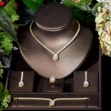 NEW - Fascinating High Quality AAA+ Cubic Zirconia Diamonds Jewelry Set - The Jewellery Supermarket