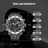 NEW - Military Sports Fashion 50M Waterproof Electronic Digital Big Watch - The Jewellery Supermarket