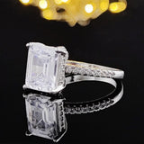 NEW ARRIVAL - Designer Luxury Princess Cut AAA+ Quality CZ Diamonds High End Ring - The Jewellery Supermarket