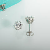 Amazing Trendy 1cttw 2cttw D Color ♥︎ High Quality Moissanite Diamonds ♥︎ Stud Earrings - Fine Jewellery - The Jewellery Supermarket