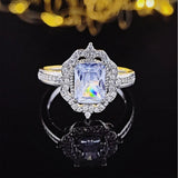 QUALITY RINGS Rose Gold Silver Color AAA+ Cubic Zirconia Diamonds Fashion Ring - The Jewellery Supermarket