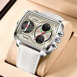 NEW - Square Digital Waterproof Quartz Sport Dual Display New Watch for Men - The Jewellery Supermarket