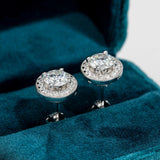 Stunning 2.4cttw D Color ♥︎ High Quality Moissanite Diamonds ♥︎ Vintage 18KGP Stud Earrings - Fine Jewellery - The Jewellery Supermarket