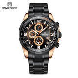 NEW MENS WATCHES - Luxury Watch Top Brand Quartz Chronograph Dial Stainless Steel Sports Watch - The Jewellery Supermarket