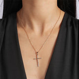 Luxury Crystal Religious Jesus Cross Necklaces - Crucifix for Women Men Fashion Party Jewellery - The Jewellery Supermarket