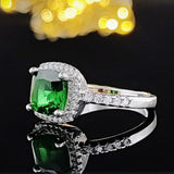 NEW ARRIVAL Designer Multiple Colours AAA+ Quality CZ Diamonds Engagement Promise Ring - The Jewellery Supermarket