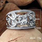 Excellent New Arrival Luxury Flower Design AAA+ Cubic Zirconia Diamonds Fashion Ring - The Jewellery Supermarket