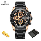 NEW MENS WATCHES - Luxury Watch Top Brand Quartz Chronograph Dial Stainless Steel Sports Watch - The Jewellery Supermarket