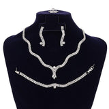NEW ARRIVAL - Romantic Luxury AAA+ Cubic Zirconia Diamonds Jewellery Set - The Jewellery Supermarket
