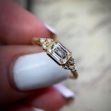 QUALITY RINGS New Arrival Luxury Princess Cut AAA+ CZ Diamonds Engagement Ring - The Jewellery Supermarket