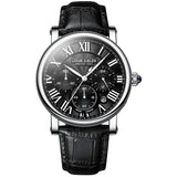 NEW ARRIVAL - Luxury Mens Watches Genuine Leather Strap Quartz Casual Watch - The Jewellery Supermarket