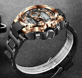 Men Military Watch Digital 50m Waterproof Wristwatch LED Quartz Clock Sport Watch - The Jewellery Supermarket