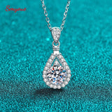 Breathtaking VVS Round Cut High Quality Moissanite Diamond Necklace for Women - Luxury Jewellery - The Jewellery Supermarket