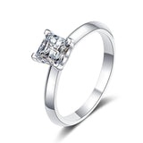 Princess Cut 18K WGP D Color VVS1 High Quality Moissanite Diamonds Rings - Lab Diamond Wedding Ring - The Jewellery Supermarket
