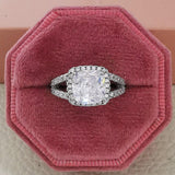 QUALITY RINGS New Designer Cushion Cut AAA+ Cubic Zirconia Diamonds Fashion Ring - The Jewellery Supermarket