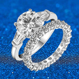 Amazing Certified 5CT High Quality Moissanite Diamonds Rings for Women - Luxury Wedding Ring  - The Jewellery Supermarket