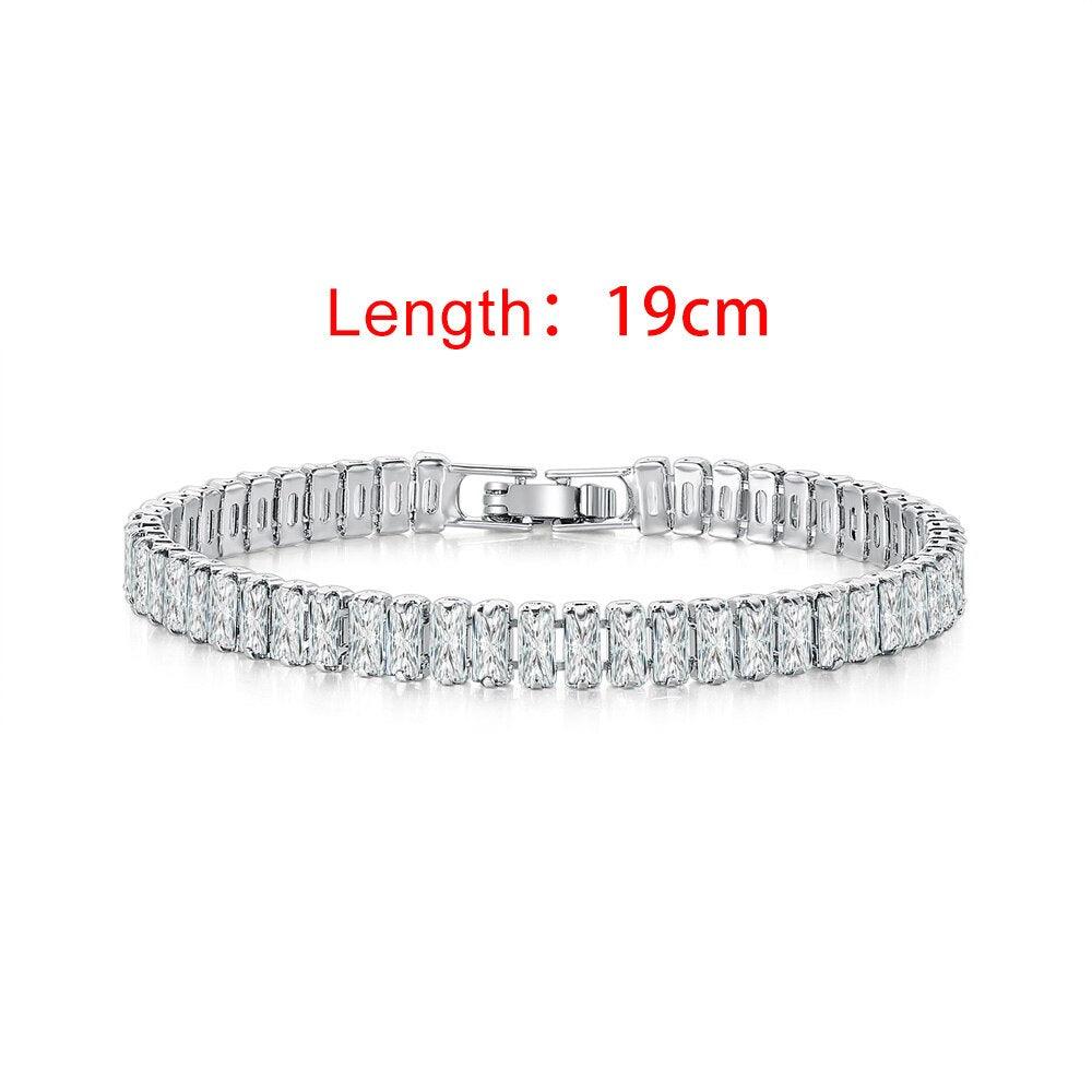 DELIGHTFUL AAA+ Cubic Zirconia Diamonds Tennis Bracelets For Women - Luxury Jewellery - The Jewellery Supermarket