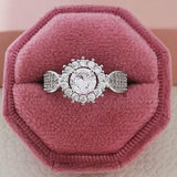 QUALITY RINGS Best Selling Luxury Round AAA+ Cubic Zirconia Diamonds Ring