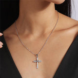 Luxury Crystal Religious Jesus Cross Necklaces - Crucifix for Women Men Fashion Party Jewellery - The Jewellery Supermarket