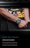 NEW MENS WATCHES - Luxury Watch Top Brand Quartz Chronograph Dial Stainless Steel Sports Watch - The Jewellery Supermarket