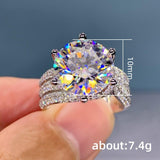 Best Selling Appealing Luxury Halo AAA+ Cubic Zirconia Diamonds Fashion Ring - The Jewellery Supermarket