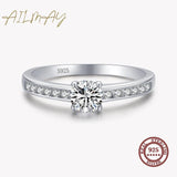 NEW - Classic Simple Round Shape High Quality AAAA Simulated Diamond Fine Ring - The Jewellery Supermarket