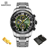 NEW MENS WATCHES - Luxury Watch Top Brand Quartz Chronograph Dial Stainless Steel Sports Watch - The Jewellery Supermarket