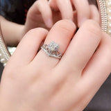 Charming New Fashion Heart Cut Designer AAA+ Cubic Zirconia Diamonds Fashion Ring - The Jewellery Supermarket