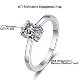 Stunning Oval 1,2,3K VVS1 High Quality Moissanite Diamonds Eternity Bridal Ring Set - Luxury Jewellery Set - The Jewellery Supermarket