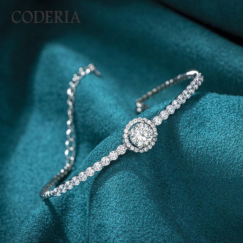 NEW ARRIVAL Fabulous 0.5 Carat Moissanite Diamond Luxury Jewelry Bracelet - The Jewellery Supermarket