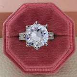 New Arrival Lovely Luxury Round Cut AAA+ Quality Cz Diamonds Halo Design Engagement Ring - The Jewellery Supermarket