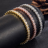 EXCELLENT Sparkling Single Row AAA+ Cubic Zirconia Simulated Diamonds Elegant Bracelets for Women - The Jewellery Supermarket