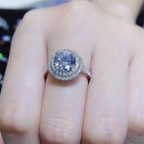 Captivating New Arrival Luxury Halo AAA+ Cubic Zirconia Diamonds Fashion Ring - The Jewellery Supermarket