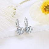 Excellent D Colour ♥︎ High Quality Moissanite Diamonds ♥︎ 1ct, 2ct, 3ct Hoop Drop Dangle Earrings - The Jewellery Supermarket