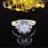 New Arrival Luxury Heart Design AAA+ Cubic Zirconia Diamonds Engagement Fashion Ring - The Jewellery Supermarket