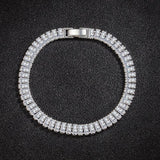 DAZZLING Elegant AAA+ Cubic Zirconia Simulated Diamonds Glamour Silver Jewellery For Women - The Jewellery Supermarket