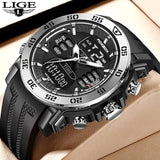 NEW - Military Sports Fashion 50M Waterproof Electronic Digital Big Watch - The Jewellery Supermarket