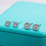 Striking 0.5ct/1ct D Color ♥︎ High Quality Moissanite Diamonds ♥︎ Stud Earrings - 18KGP Fine Jewellery - The Jewellery Supermarket