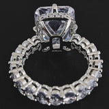 Luxury Princess Cut AAA+ Cubic Zirconia designer Engagement Ring - The Jewellery Supermarket