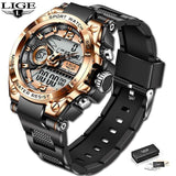 NEW - Military Sports Fashion 50M Waterproof Electronic Digital Big Watch - The Jewellery Supermarket