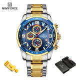 NEW MENS WATCHES - Luxury Watch Top Brand Quartz Chronograph Dial Stainless Steel Sports Watch - The Jewellery Supermarket