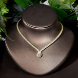 NEW - Fascinating High Quality AAA+ Cubic Zirconia Diamonds Jewelry Set - The Jewellery Supermarket