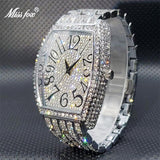Genuine Big Dial With Shiny Iced Out Simulated Diamonds Luxury Brand Watches - Best Selling Fashion Watches - The Jewellery Supermarket