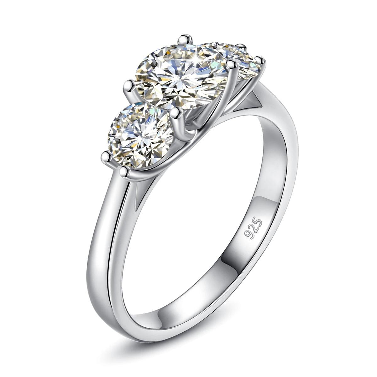 Exceptional Luxury Wedding Engagement High Quality Moissanite Diamonds Ring - Fine Jewellery - The Jewellery Supermarket