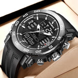 Top Brand Luxury Dual Display Quartz Military Waterproof Digital Electronic Watch - The Jewellery Supermarket