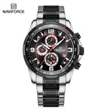NEW MENS WATCHES - Luxury Watch Top Brand Quartz Chronograph Dial Stainless Steel Sports Watch - The Jewellery Supermarket