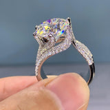 Best Selling Appealing Luxury Halo AAA+ Cubic Zirconia Diamonds Fashion Ring - The Jewellery Supermarket